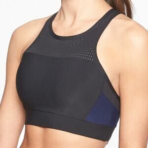 Athleta Bonaire Bikini Top Navy and Black Women's Size Small Excellent Condition